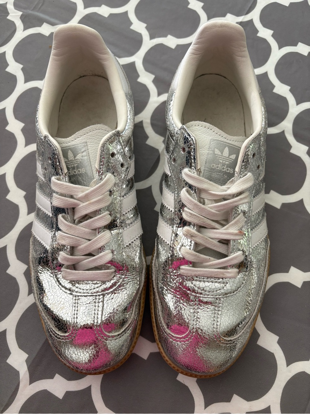 Adidas Samba OG silver metallic sneakers - Picture 3 of 12
